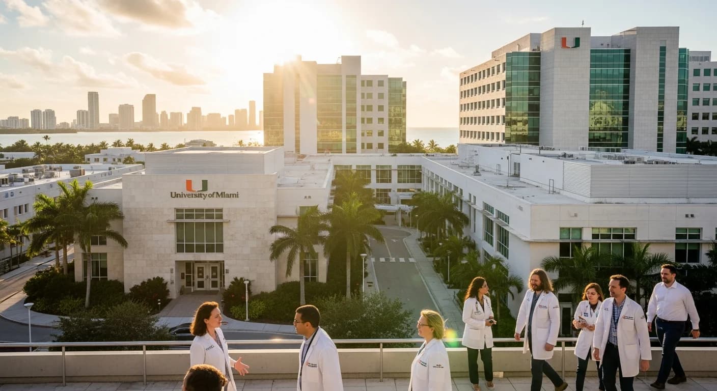 Editorial illustration: South Florida's only NCI-designated cancer center is doubling down on innovation with a new $244,000-square...