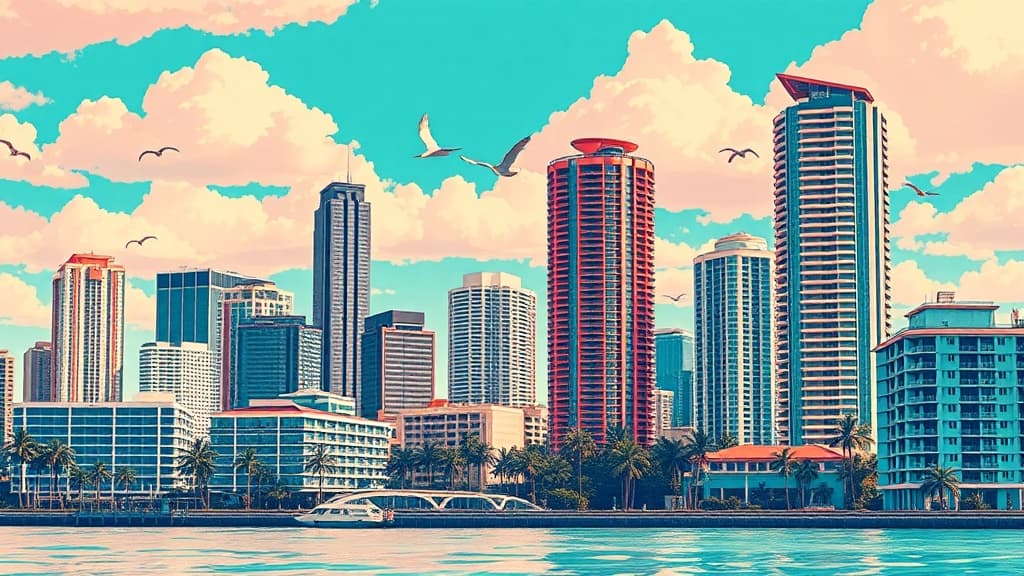 Editorial illustration: From luxury condo towers to transformative master-planned communities, these influential developers and dea...