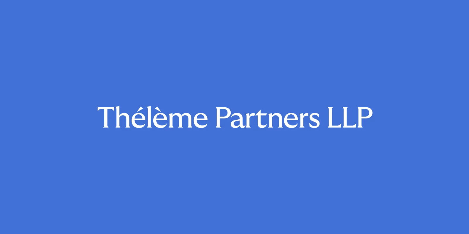 Theleme Partners LLP