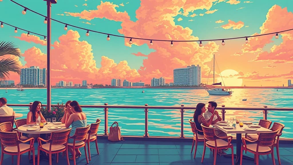 Los Mejores Restaurantes de Miami Frente al Mar: Dónde Cenar con Vistas Impresionantes